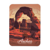 Arches National Park Sandstone Magneet (Verticaal)