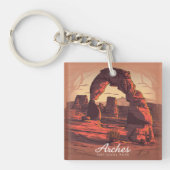 Arches National Park Sandstone Sleutelhanger (Voorkant)