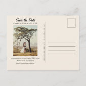 Arches National Park Save the Date Briefkaart (Achterkant)