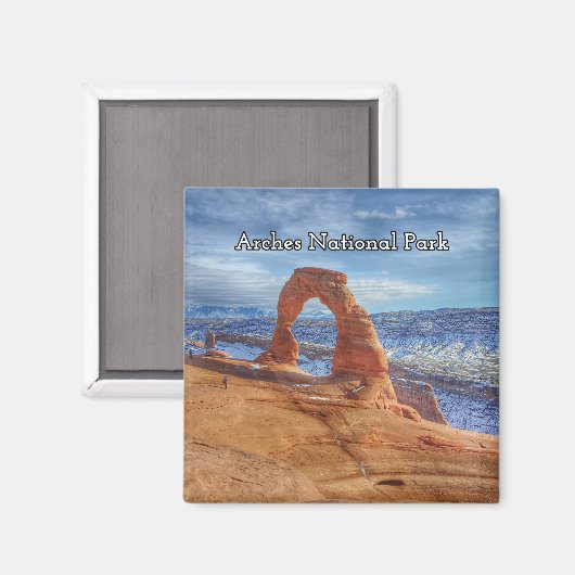 Arches National Park Souvenir Magnet (Voorkant / Achterkant)