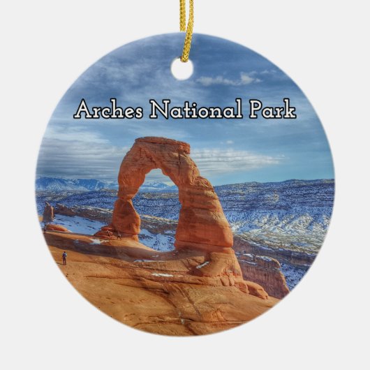 Arches National Park Souvenir Tree Ornament (Voorkant)
