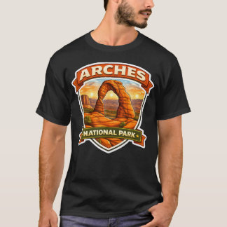Arches National Park Souvenir Utah Bezoeker T-shirt