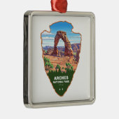Arches National Park Utah Arrowhead Metalen Ornament (Rechts)