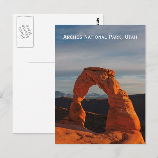 Arches National Park, Utah, Briefkaart VS (Voorkant / Achterkant)