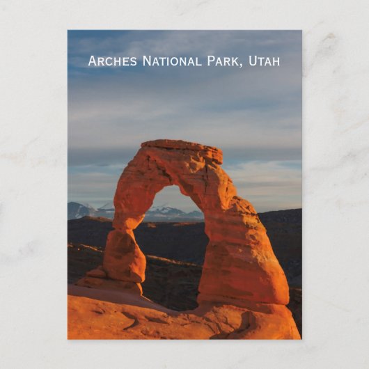 Arches National Park, Utah, Briefkaart VS (Voorkant)