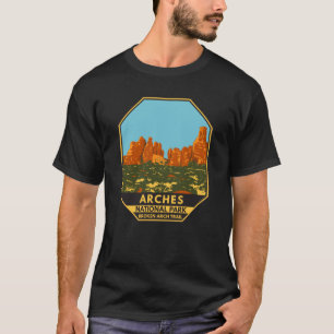 Arches National Park Utah Broken Arch Trail Retro T-shirt