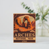 Arches National Park Utah Delicate Arch Briefkaart (Staand voorkant)