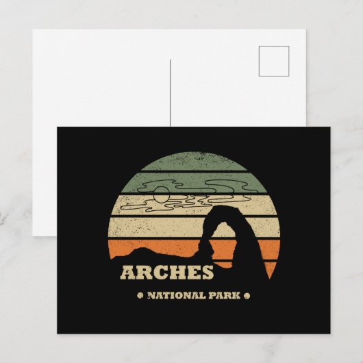 Arches National Park Utah Delicate Arch Feestdagenkaart (Voorkant / Achterkant)