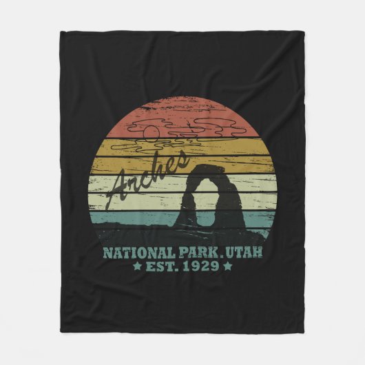 Arches National Park Utah Delicate Arch  Fleece Deken (Voorkant)