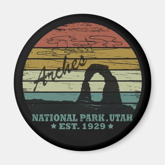 Arches National Park Utah Delicate Arch  Magneet (Voorkant)