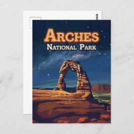 Arches National Park Utah Delicate Arch Moab Briefkaart