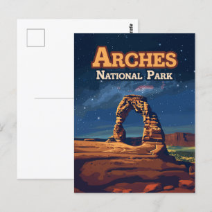 Arches National Park Utah Delicate Arch Moab Briefkaart