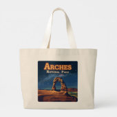 Arches National Park Utah Delicate Arch Moab Grote Tote Bag (Achterkant)