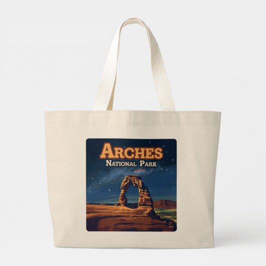 Arches National Park Utah Delicate Arch Moab Grote Tote Bag (Achterkant)