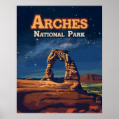 Arches National Park Utah Delicate Arch Moab Poster (Voorkant)