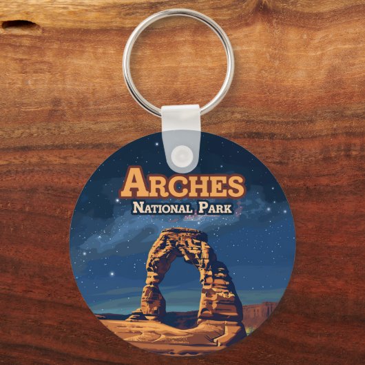 Arches National Park Utah Delicate Arch Moab Sleutelhanger (Voorkant)