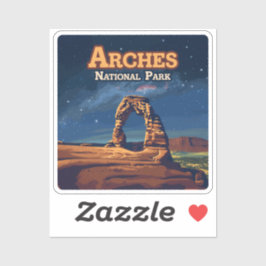 Arches National Park Utah Delicate Arch Moab Sticker