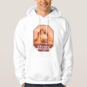 Arches National Park Utah Delicate Arch Retro Hoodie