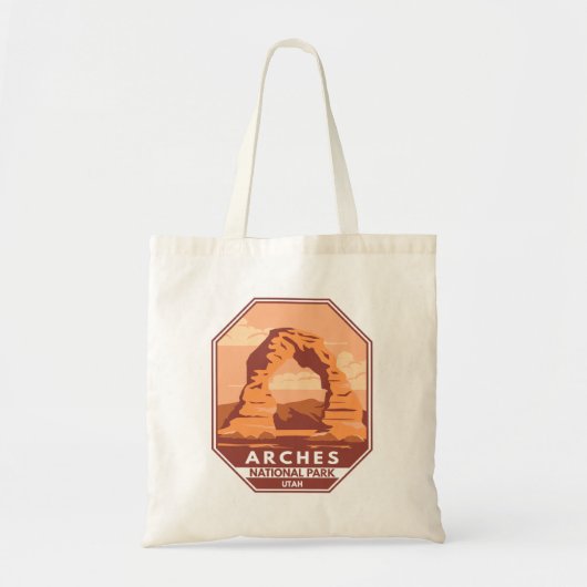 Arches National Park Utah Delicate Arch Retro Tote Bag (Voorkant)