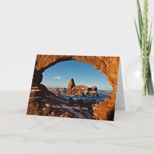 Arches National Park, Utah, Kaart (Voorkant)