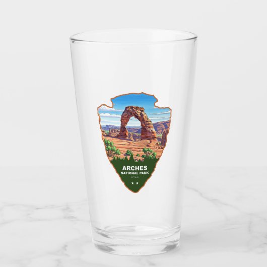 Arches National Park Utah Pijl Glas (Voorkant)