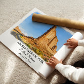 Arches National Park Utah Poster, Aquarel Poster