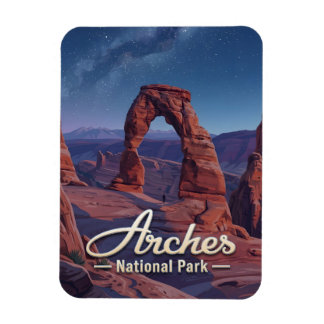 Arches National Park Utah Reis Kunst Magneet