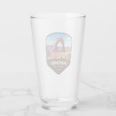 Arches National Park Utah Schild Glas (Achterkant)