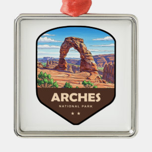 Arches National Park Utah Schild Metalen Ornament
