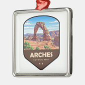 Arches National Park Utah Shield Metalen Ornament (Links)