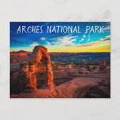 Arches National Park Utah Souvenir Travel Briefkaart (Voorkant)