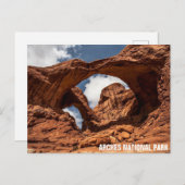 Arches National Park Utah Travel Foto Briefkaart (Voorkant / Achterkant)