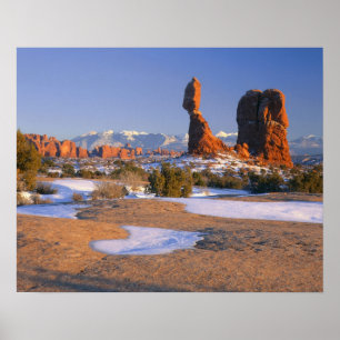 ARCHES NATIONAL PARK, UTAH. USA. Balanced Rock Poster