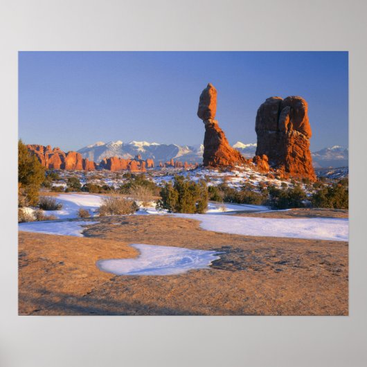 ARCHES NATIONAL PARK, UTAH. USA. Balanced Rock Poster (Voorkant)