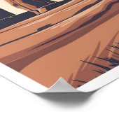 Arches National Park Utah USA Travel Illustration Poster (Hoek)