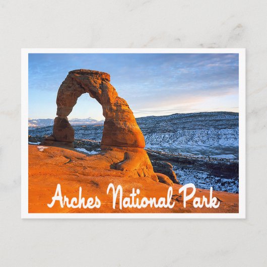 Arches National Park, Utah, Verenigde Staten Briefkaart (Voorkant)