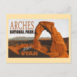 Arches National Park Utah Verenigde Staten Travel Briefkaart