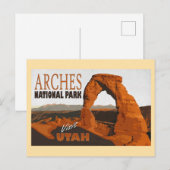 Arches National Park Utah Verenigde Staten Travel Briefkaart (Voorkant / Achterkant)