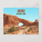 Arches National Park Utah Vintage Briefkaart (Voorkant)