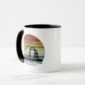 Arches National Park Utah vintage Delicate Arch Mok (Voorkant links)