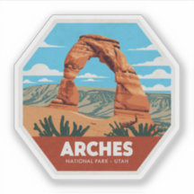Arches National Park Utah Vintage Reizen