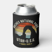 Arches National Park Utah Vintage Sunset Blikjeskoeler (Blikje Voorkant)