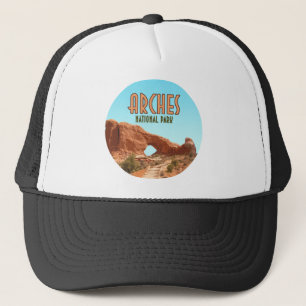 Arches National Park Utah Vintage Trucker Pet
