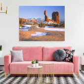 ARCHES NATIONAL PARK, UTAH. VS. Balanced Rock Canvas Afdruk (Insitu (Woonkamer))
