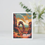 Arches National Park, Verenigde Staten Nationaal P Briefkaart (Staand voorkant)