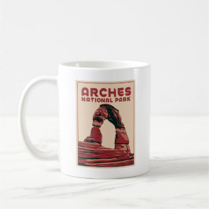 Arches National Park Vintage Reiskunst Koffiemok