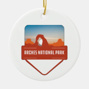 Arches nationale natuurpark natuurzandsteen utah keramisch ornament