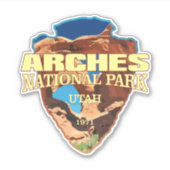 Arches NP (pijlpunt) Sticker (Voorkant)