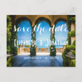 Arches of Italy Elegant Save The Date ZZ Aankondigingskaart (Voorkant)