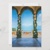 Arches of Italy Elegant Wedding Invitation Kaart (Achterkant)